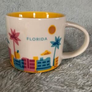 Starbucks You Are Here Collection Coffee Mug Florida 2013 Ceramic Cup